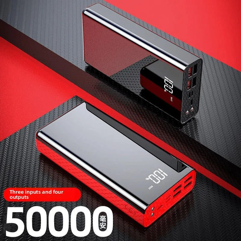 50000mAh 30000mAh 20000mAh 10000mAh Power Bank for IPhone Android Phone High - Quality and Large - Capacity Mobile Power Bank