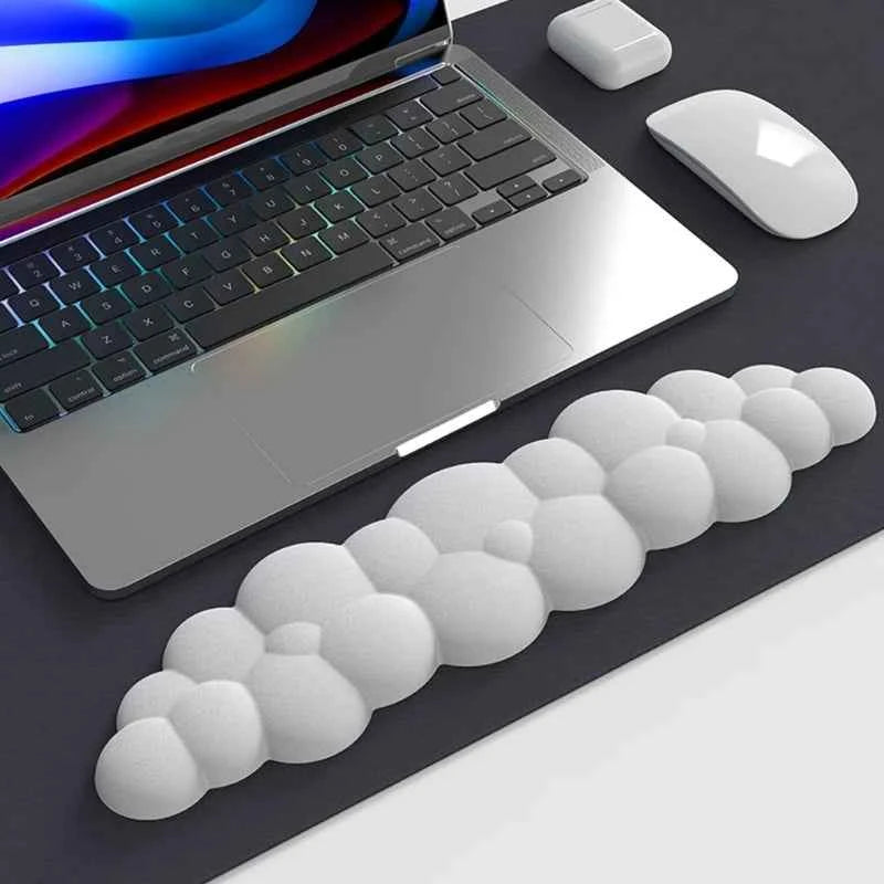 Cloud Shape Mouse Wrist Rest Pad PU Soft Hand Cushion Moves Anti-Slip Rubber Base With Wrist for Keyboard Mouse Drop Shipping