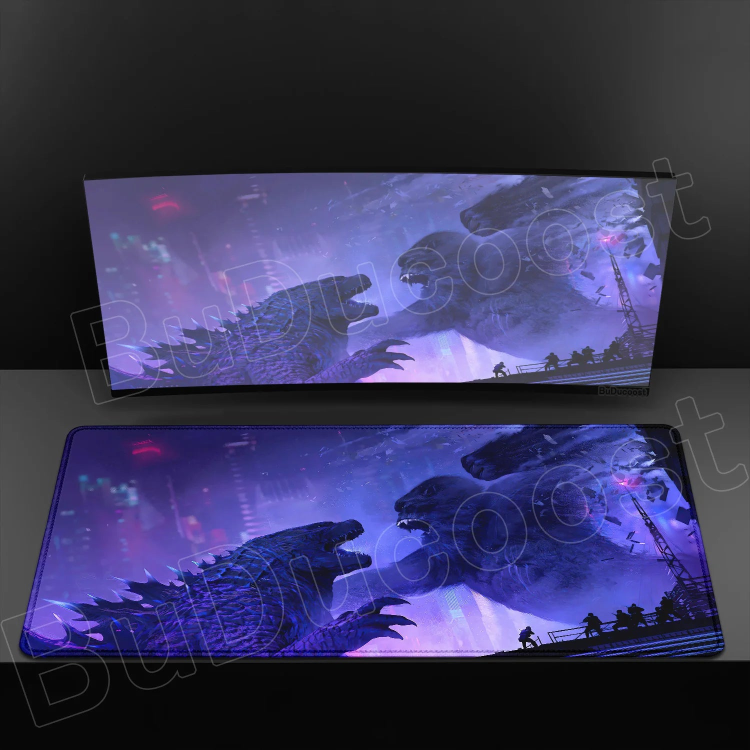 G-Godzillaes Mouse Pad Personalized Pattern 900x400mm XXL Lockedge Office Laptop Game Computer Desk Mat Table Keyboard Mouse Pad