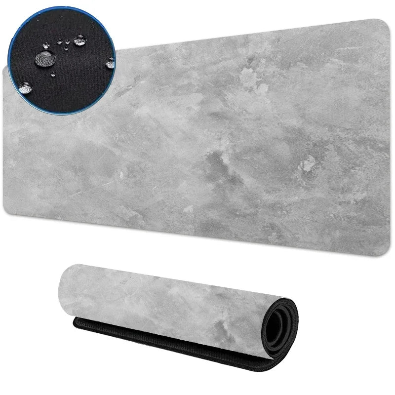 900x400 Gray Textured Tarpaulin Mouse Pad Waterproof Mat Gaming Accessories Control MousePad Gamer Water Proof Cloth Desk Mat