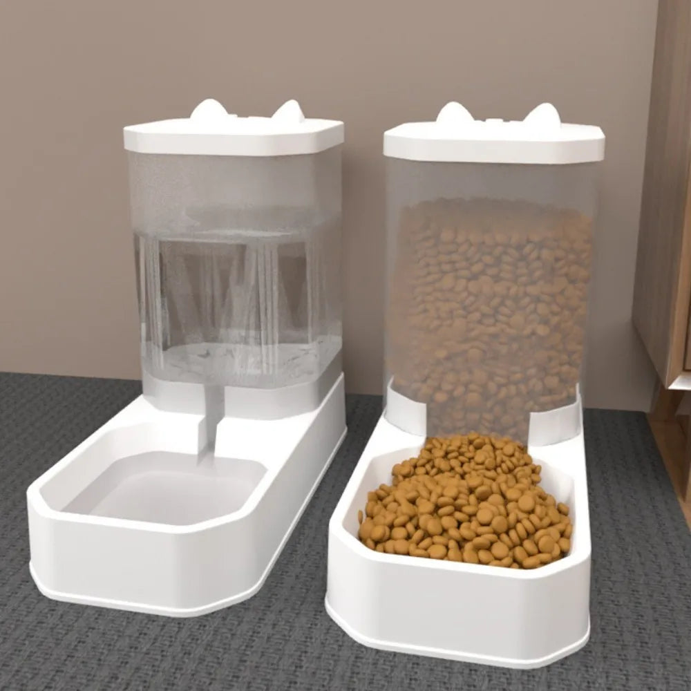 Automatic Cat Feeder Large Capacity 3.3L Pet Water Dispenser Stable Pet Supplies Cat Food Dispenser for Cats and Dogs