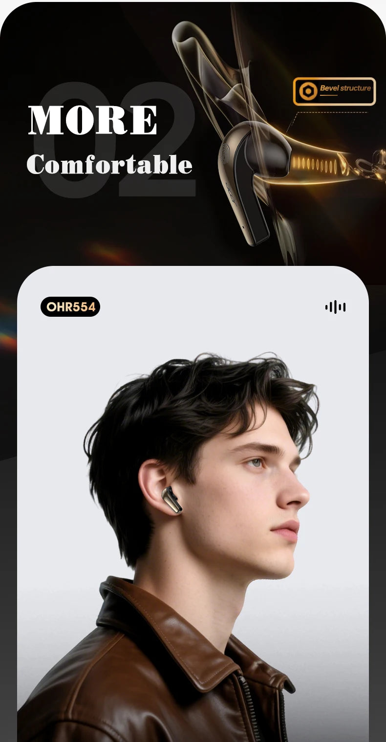 [Official Acer Product] Ohr554 New Wireless Bluetooth Headphones In-Ear Design Comfortable for Wearing Sports Running Calls Noise Reduction Stereo Sound Quality