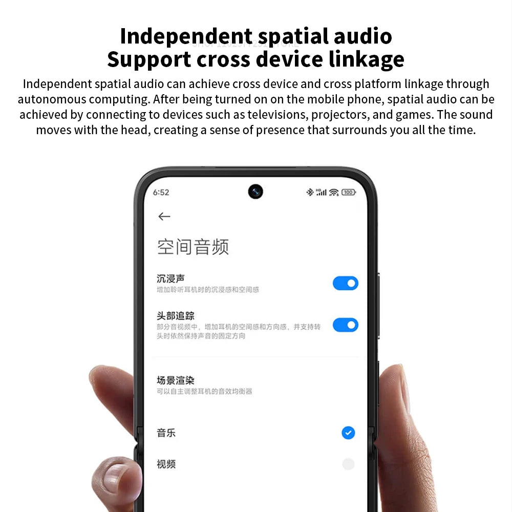 Original Xiaomi Buds 5 Earphone TWS AI Active Noise Cancelling HiFi Wireless Bluetooth Sound Recording Headphone Lossless Audio