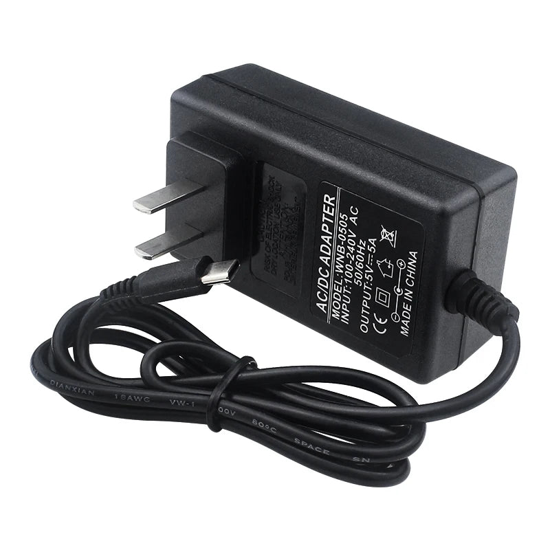 5V 5A Power Adapter for Orange Pi 5 Pro / Max / Ultra / Plus / 4A / RV2 USB Type-C Power Supply EU US UK Plug Raspberry Pi 5 4