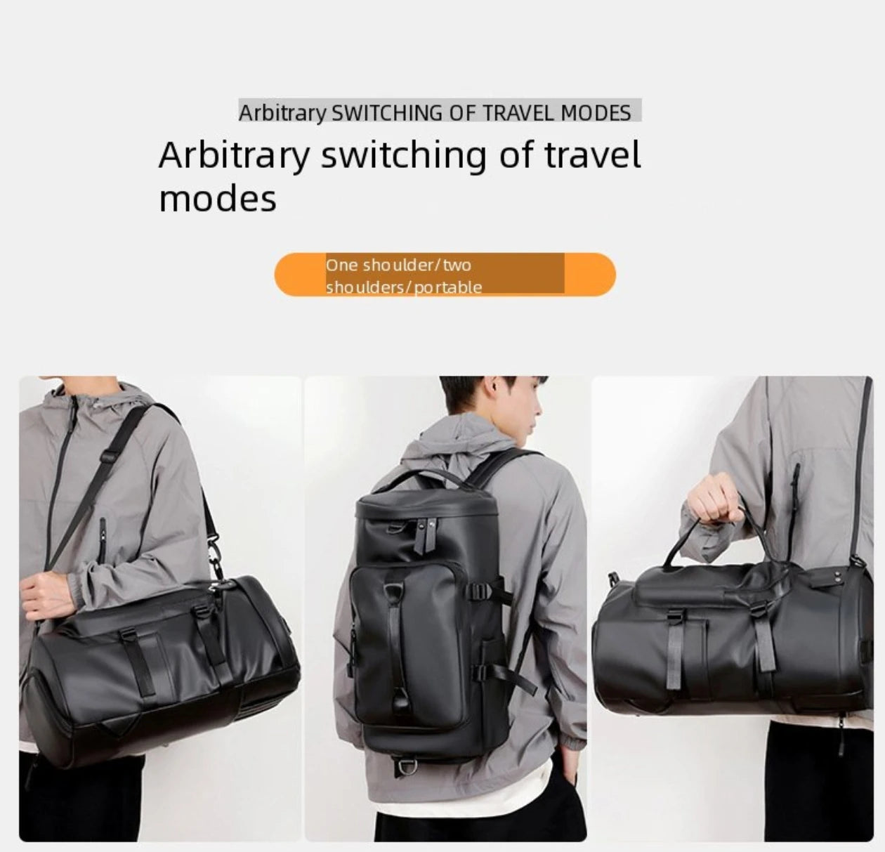 Travel backpack, large carry on bag with shoe compartment approved by the airline, 17 inch laptop backpack, business work fitnes