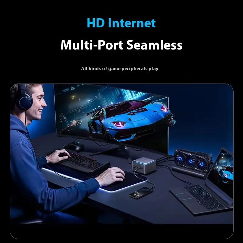 ANKER Prime TB5 Thunderbolt 5 Docking Station Dual 8K Triple Screen Display Type-C Expansion 120Gbps 14-in-1 for MacOS/Windows