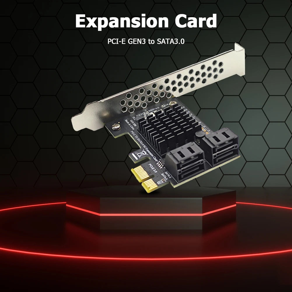 VAKIND PCIe Expansion Cards – 4 Port SATA III & USB 3.0