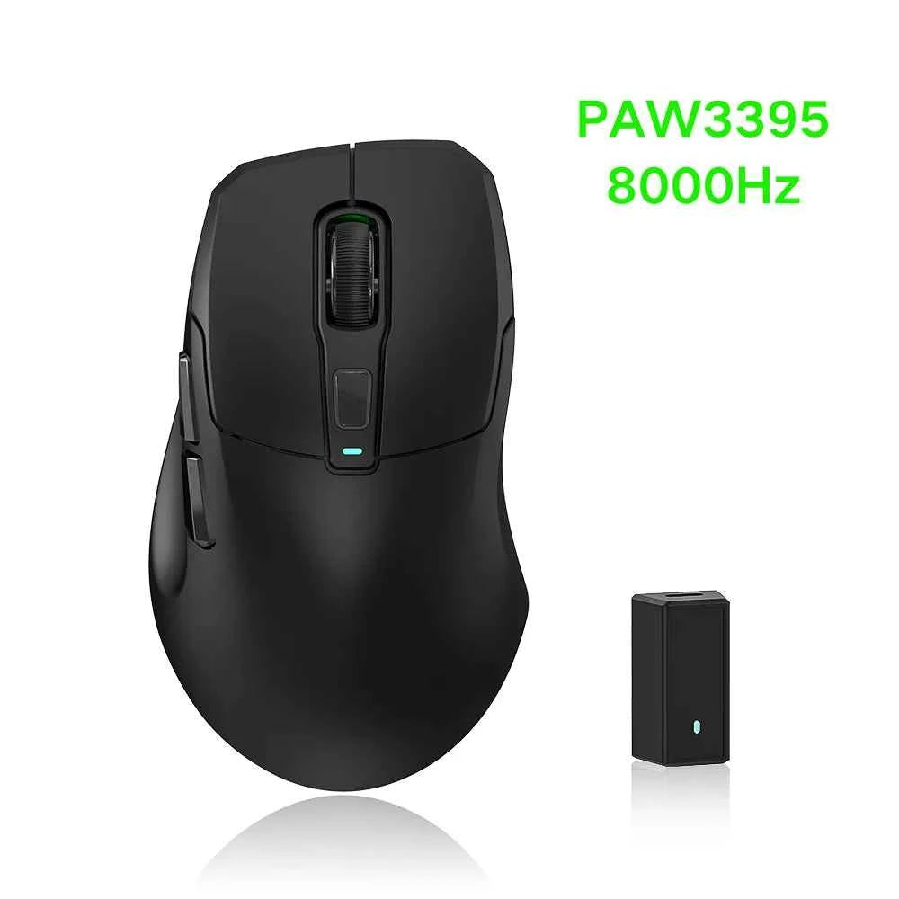 KYSONA Uranus Pro PAW3395 Wireless Gaming Mouse 54g Lightweight 8KHz Polling Rate 26000DPI Ultimate Optical Sensor For Laptop PC