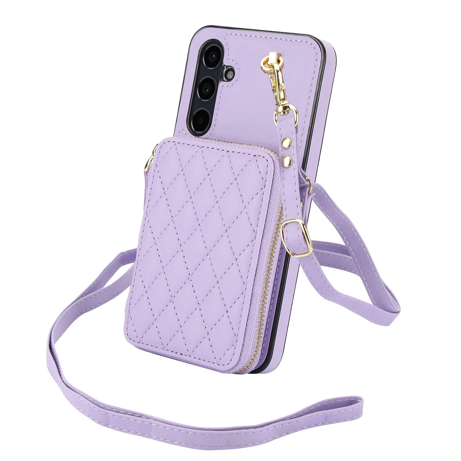 Crossbody Wallet Case for Samsung Galaxy A56 A36 A16 A55 A35 A15 A54 A14 A73 A53 A13, RFID Blocking Handbag Purse Flip Cover