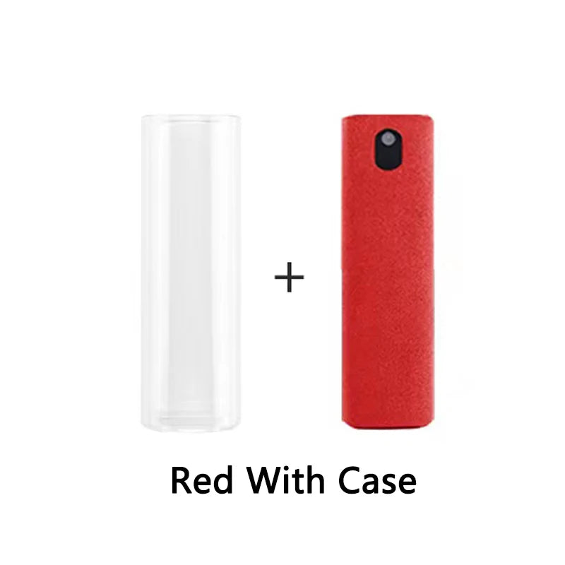 2 In 1 Screen Cleaner Spray Kit Portable Screen Cleaning Tools Microfiber Cloth For Apple Watch iPhone Xiaomi PC Laptops Phone