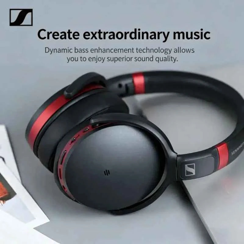 Sennheiser HD458BT Bluetooth Headset Active Noise Reduction Subwoofer Headset