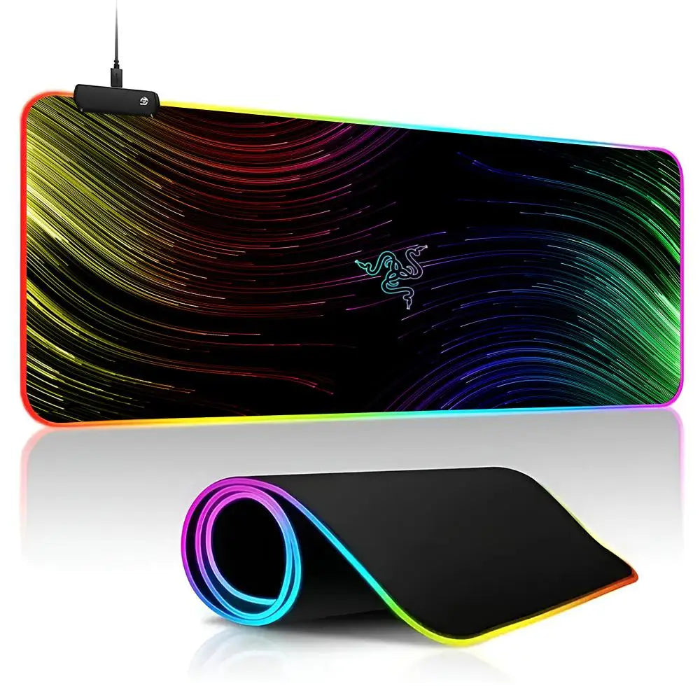 Razer official pictures  Mouse Pad  game RPG 40x90cm Mouse Mat Gaming Mousepads LED Keyboard Mats Luminous Desk Pads Mouse Pad F