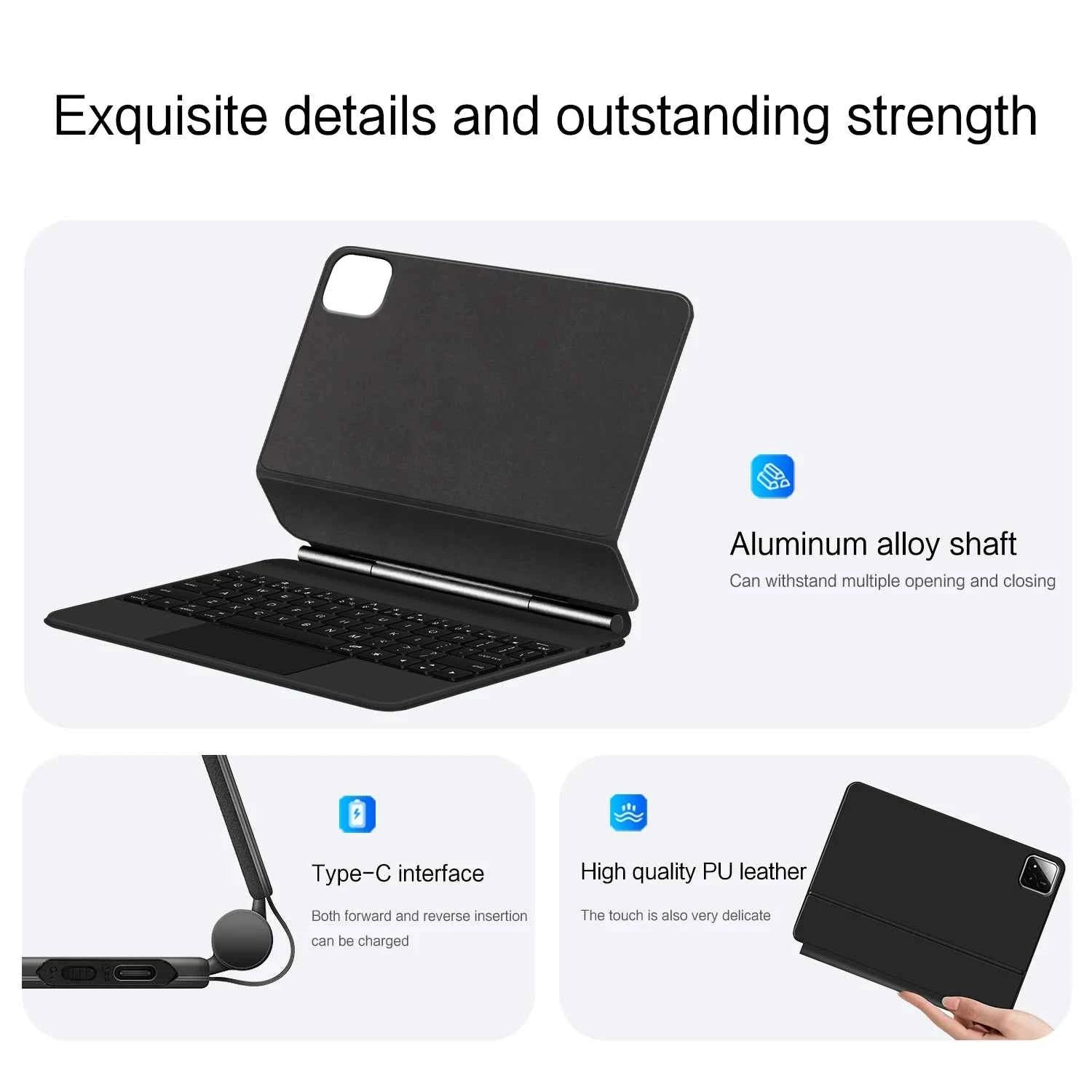 Magic Keyboard Folio For Xiaomi Pad 7 2024 Mi Pad 7 Pro 11.2