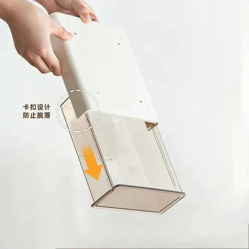 Hidden Storage Box for Drawers Under The Desk, Storage Rack for Desk Bottom in The Office, Desk Style Stationery Pen Holder