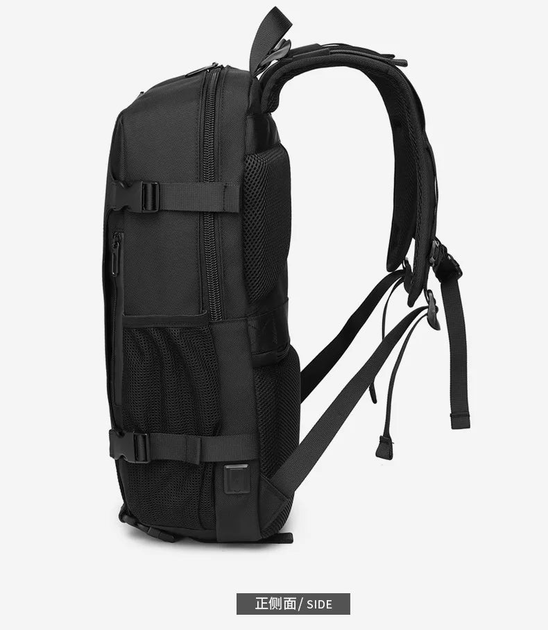 OZUKO Men Backpack Large Capacity 16 inch Laptop Backpacks USB Charging Teenager Schoolbag Male Waterproof Travel Bag Mochilas