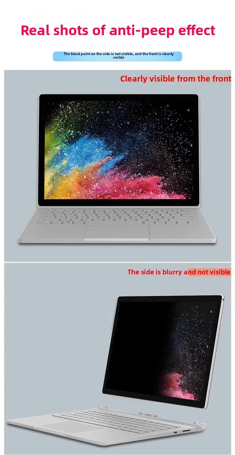 Pro11/10/9/8anti reflective and anti-blue protective film suitable for Laptop7/6/5/4computer anti peep film on Microsoft surface