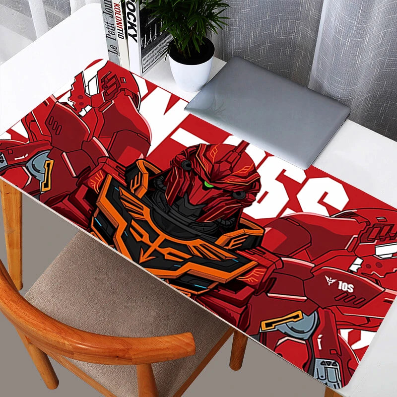 Mouse Pads Gundam Computer Varmilo Keyboard Mouse Pad Anime Gaming Accessories Table XXL Gamer Carpet Desk Mat  Mousepad