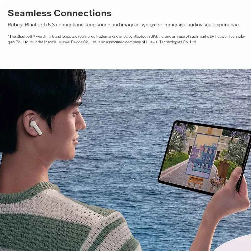 HUAWEI FreeBuds SE 2 40-Hour Battery Life 3 Hours of Music Playback on a 10-Minute Charge IP54 Bluetooth 5.3