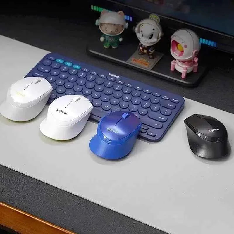 Logitech M330/M331 Wireless Silent Mouse, Ergonomic Comfort Design Quiet Click USB Plug and Play Mouse for PC Laptop Desktop