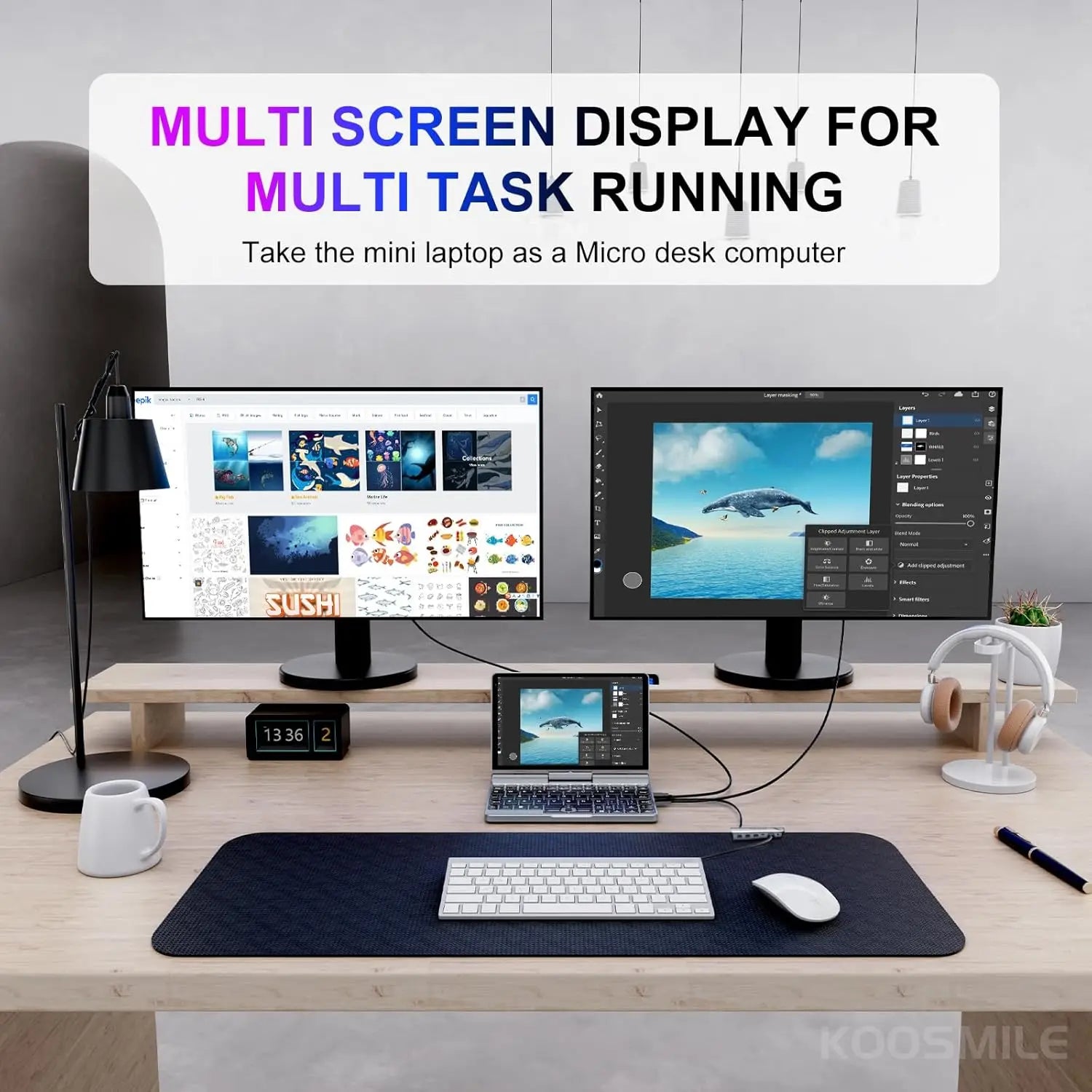 Portable Mini Laptop windows 11 8 Inch Touch Screen Notebook N150 12GB+1TB IPS Netbook Win 11 Pro Mini PC Micro Computer - WinSupport Tech