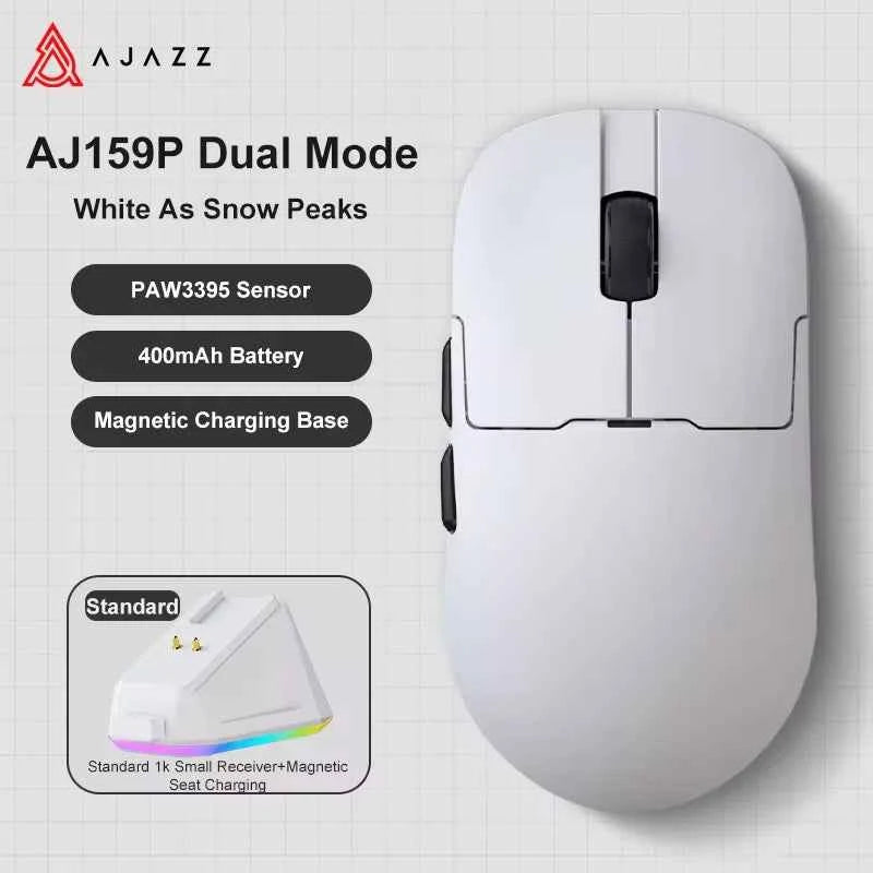 AJAZZ AJ159 APEX/AJ159PRO Wireless Gamer Mouse with RGB Magnetic Charging Base Lightweight  for PC Laptop