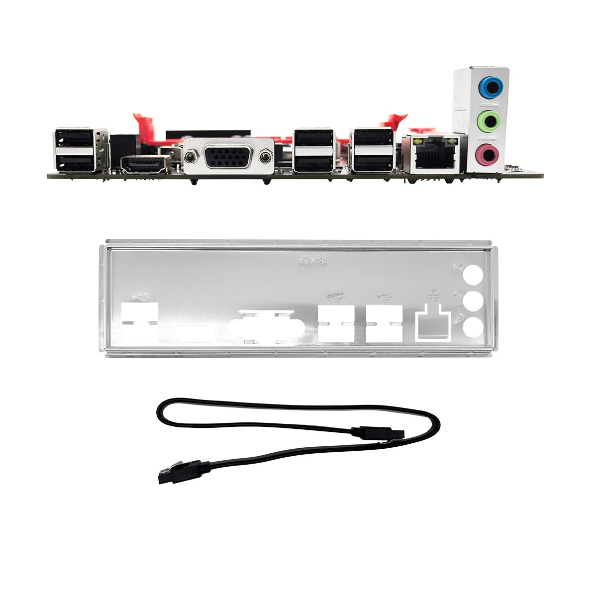 ZSUS H61 Motherboard LGA 1155 Desktop Motherboards Support DDR3 RAM With NVME M.2 Interface USB2.0 SATA2.0