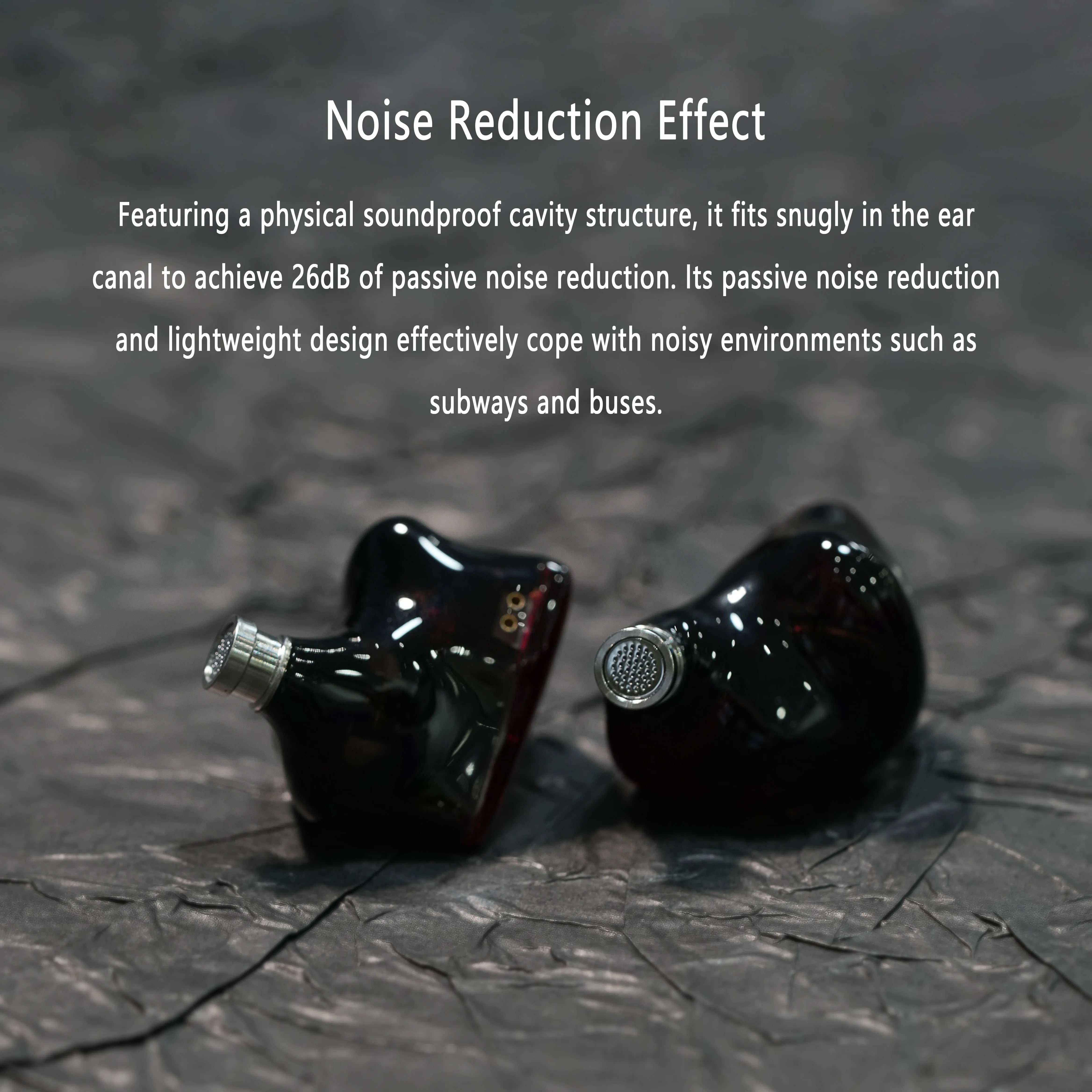 ZiSin Vermilion Flame In Ear Earphones 1DD+2BA Hybrid Drive Noise Reduction IEM 0.78mm/2PIN 4.4mm Monitoring Wired Earphones