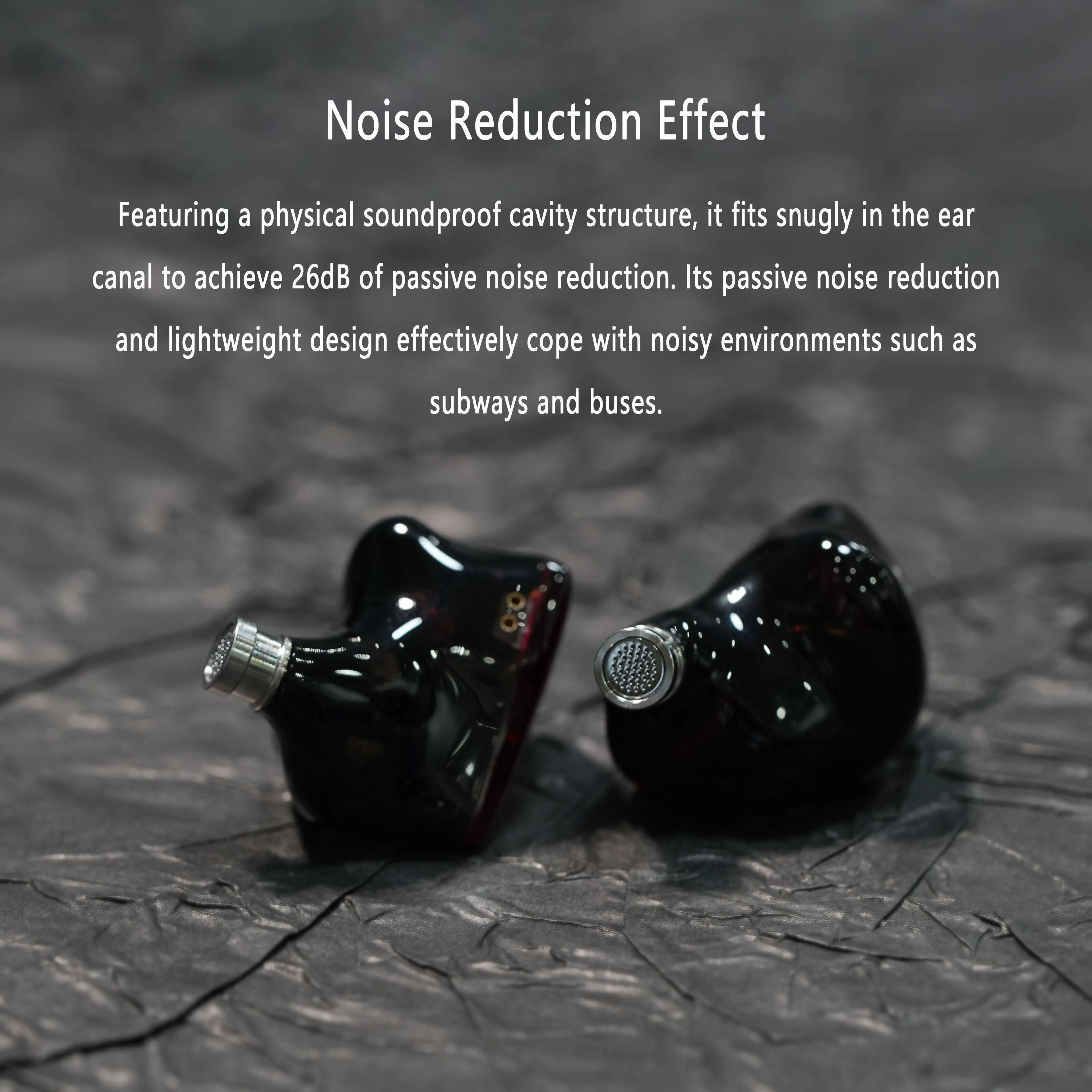 ZiSin Vermilion Flame In Ear Earphones 1DD+2BA Hybrid Drive Noise Reduction IEM 0.78mm/2PIN 4.4mm Monitoring Wired Earphones