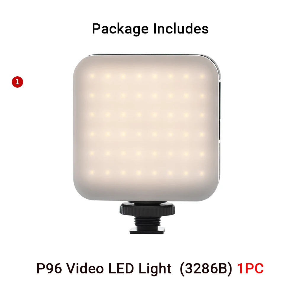 SmallRig P96 LED Video Light  Mini LED Camera Lights 2200mAh 6500k Zoom Photo Video Lighting for Youtube Tiktok Vlog Fill Light