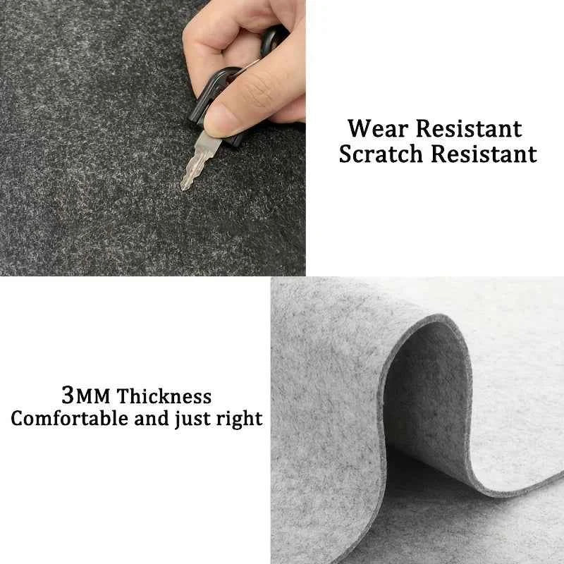 Large Size Gaming Mouse Pad Non-slip Wool Felt Mousepad Office Desk Mat Protector Table Laptop Cushion Keyboard Mat Premium