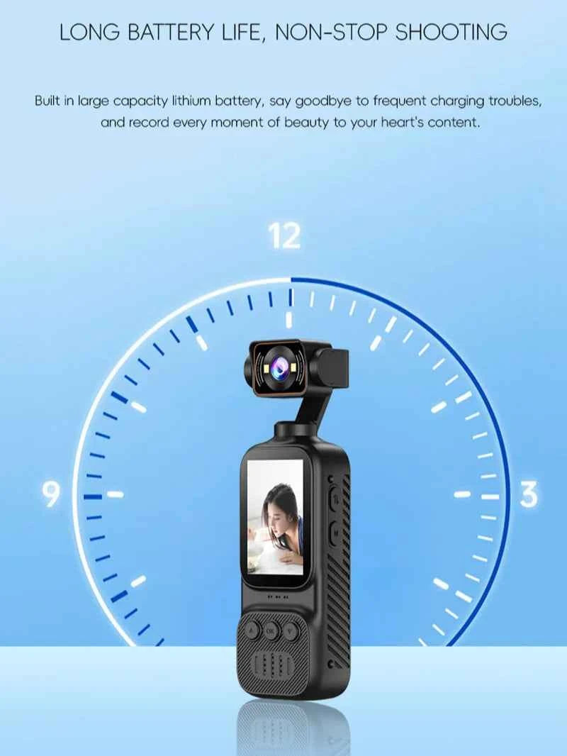 Portable Multifunctional Pocket Camera With High-definition Anti Shake Vlog Outdoor Handheld Sports Camera And Wifi Recorder New
