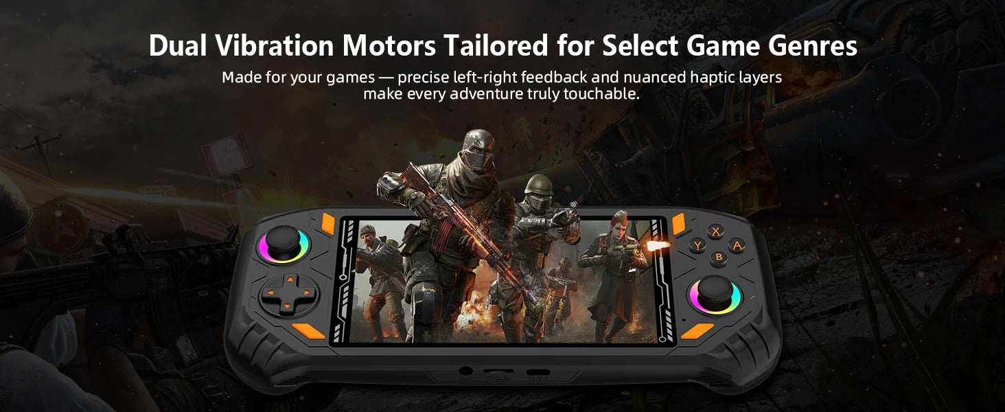 AISLPC RG52 MINI Handheld Game Console Dual System 2.4G WIFI 5.5