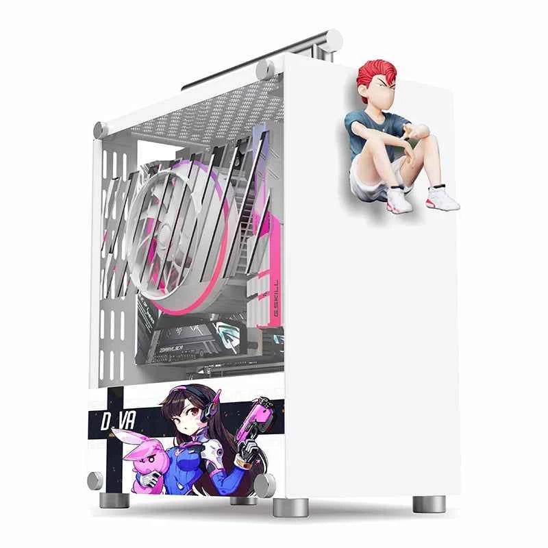 METALFISH T40 Mini ITX Case 7L Acrylic Or Mesh Side Panel and Portable Handle Support SFX PSU/206mm GPU