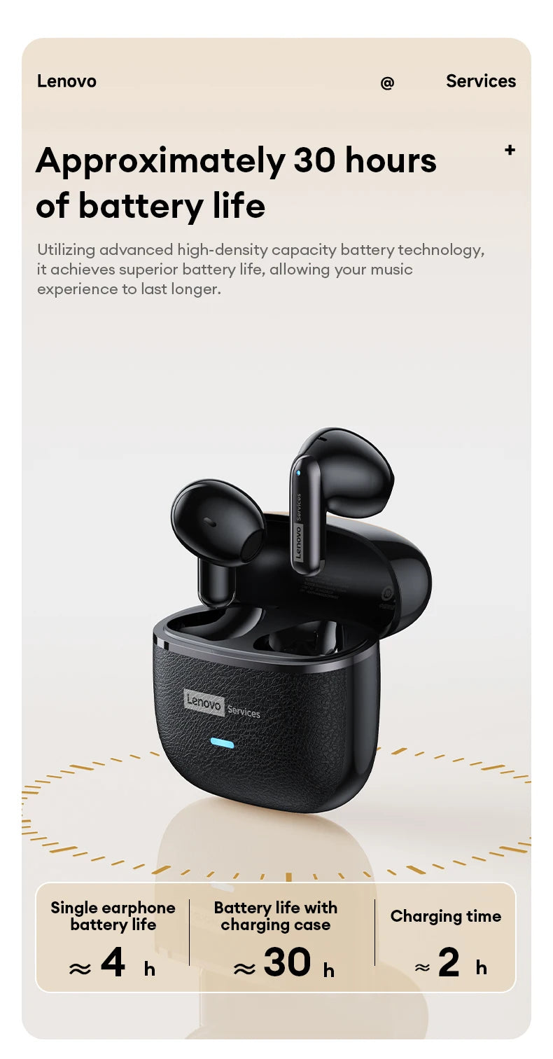 Lenovo LE230 Wireless Bluetooth 6.0 Earphones In-Ear High Sports Headphones Long Endurance Gaming Esports Earbuds 2026 New Model