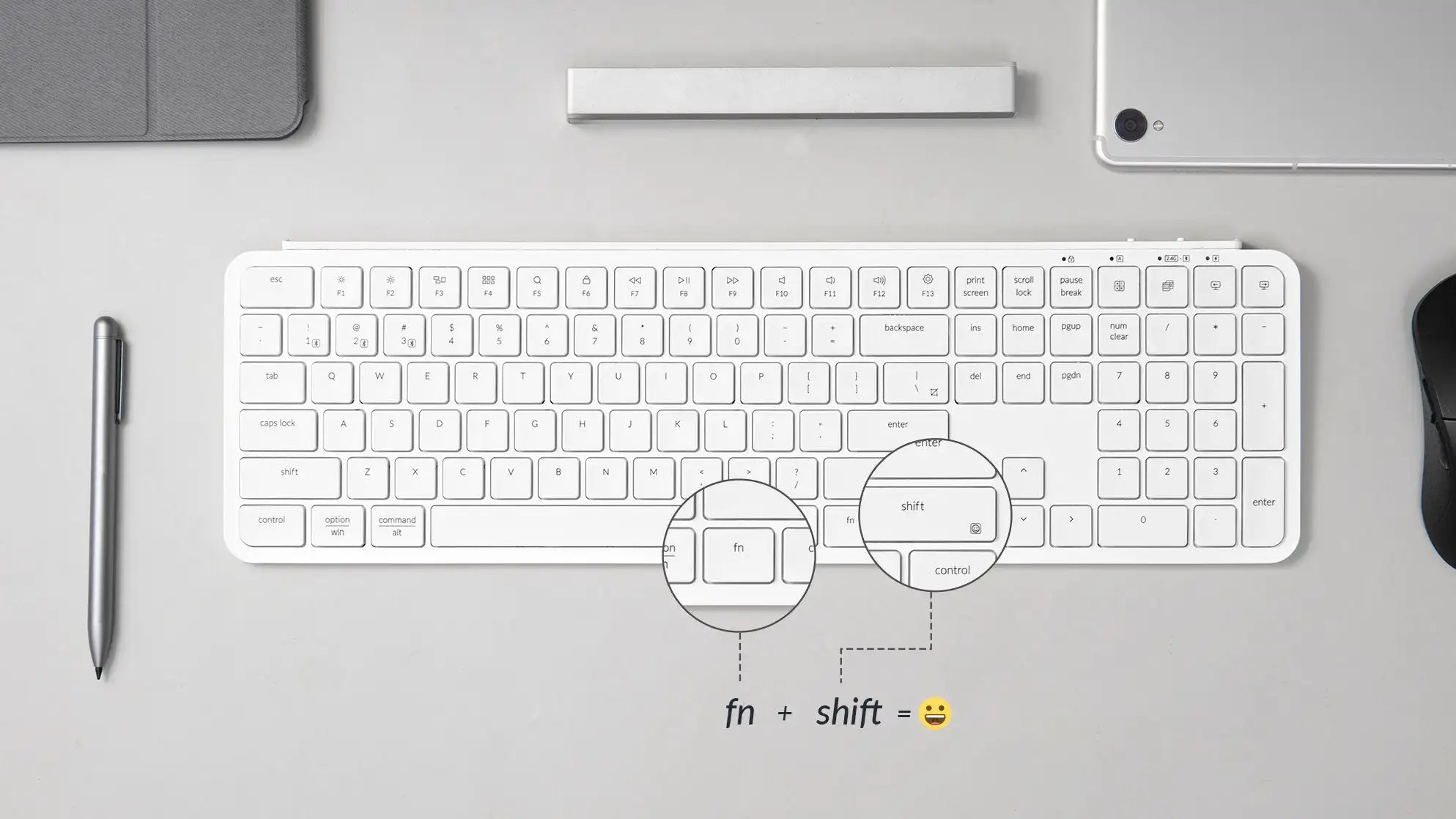 Keychron B6 Pro ZMK Ultra-Slim Wireless Keyboard Full Size Portable Lightweight 2.4GHz & Bluetooth Connections