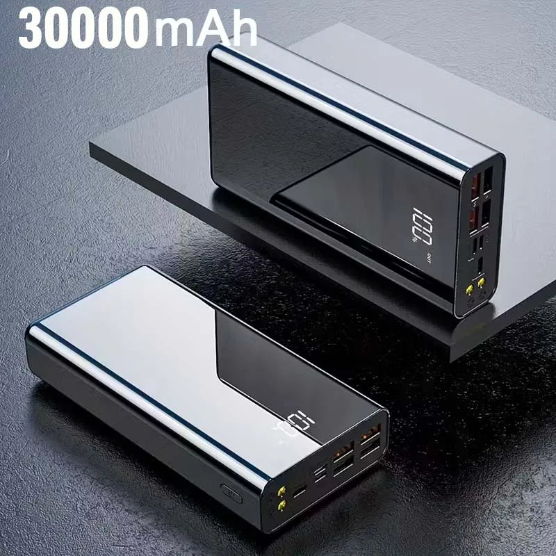 Portable Charger 30000mah Power Bank, USB-C (22.5W) Fast Charging Battery Pack Portable Phone Charger