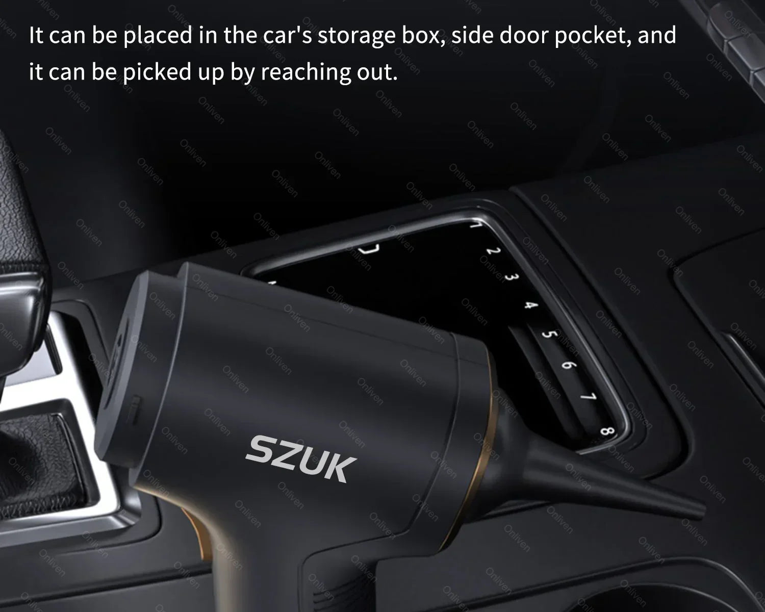 SZUK 17000PA Powerful Vacuum Cleaner Mini Cordless Portable Car Vacuum Cleaner for Home Appliance Handheld Blower Car Cleaner