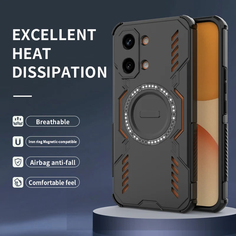 Phone Bag Case for Xiaomi POCO X8 Pro MAX M8 Pro X7 Pocox8 Xiao Mi X8 Magnetic Shockproof Protection Back Cover Cases