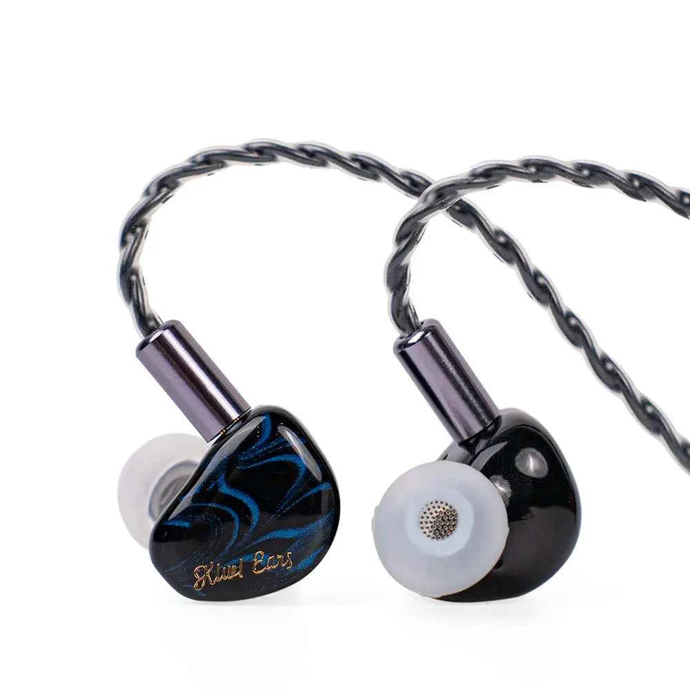 Linsoul Kiwi Ears Cadenza IEM Earphones 10mm Beryllium Dynamic Driver 4-core Braided Copper Cable with Single-ended Termination