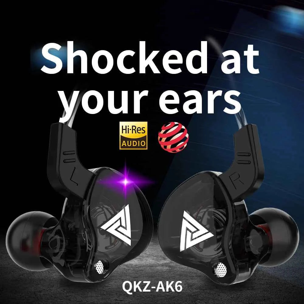 QKZ AK6 Wired In-Ear Earphones