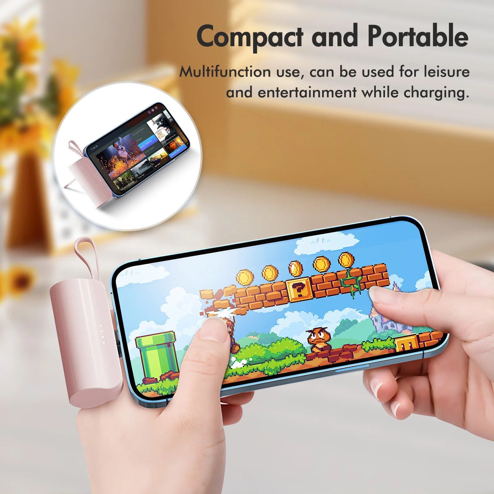 MIni Power Bank 4500mAh Fast Charging 10W Portable Type-C External Battery Charger For Huawei Samsung iPhone Powerbank