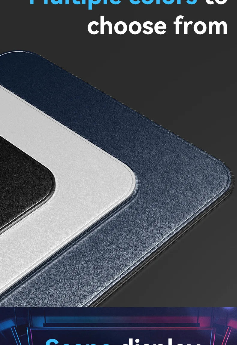 15W 3 in 1 Wireless Charging Mouse Pad Customized Desk Pad Fantasy Glowing Game Pad Rubber Cloth Mouse Pad Super Large Mat