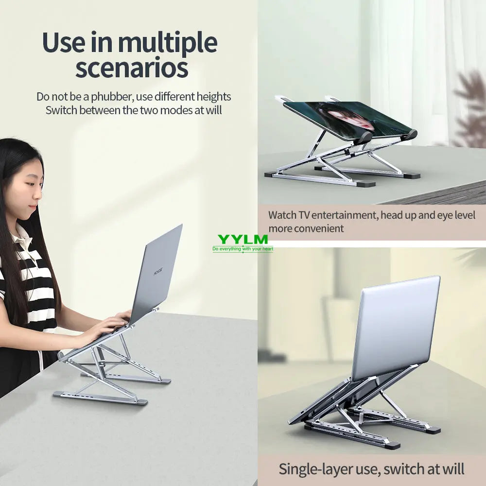 YYLMONE Aluminum Alloy Laptop Stand - WinSupport Tech