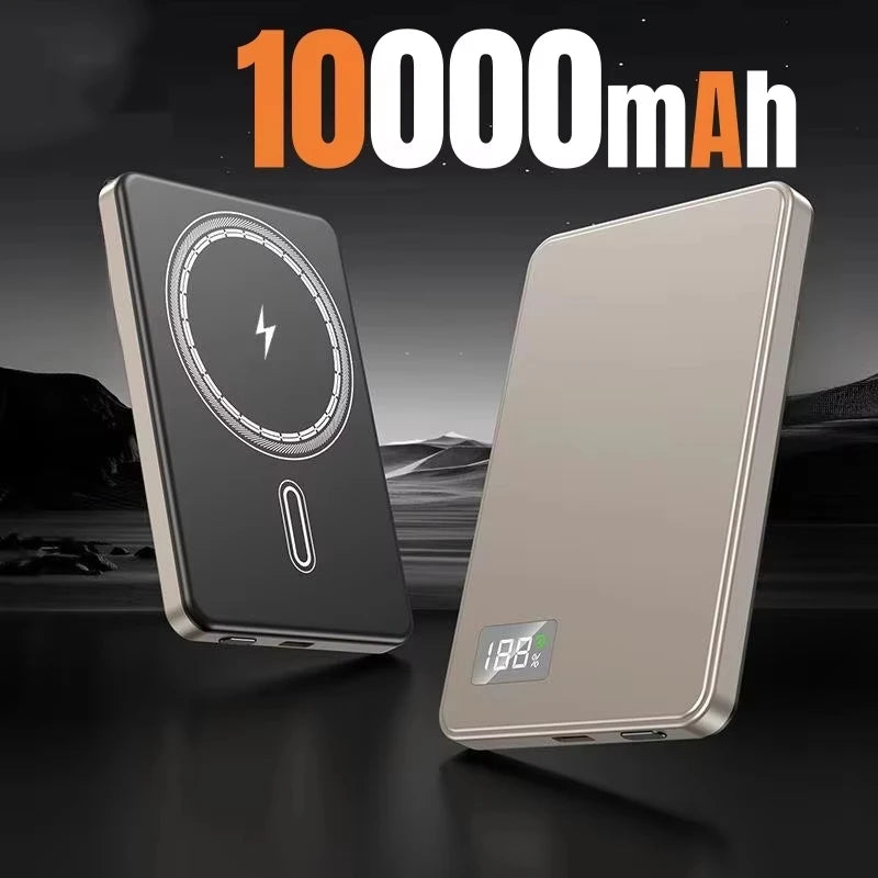 Wireless Magnetic 500000mAh Power Bank Fast Charging Portable PD22.5W External Battery for Magsafe for iPhone17 Samsung Xiaomi