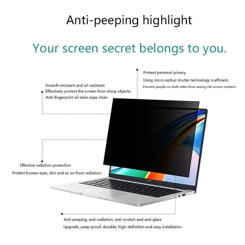 For 2026 ROG Flow Z13-KJP laptop anti-spy privacy film 13.4 inch GZ302EAC-XS99 anti-radiation computer anti-peep film matte