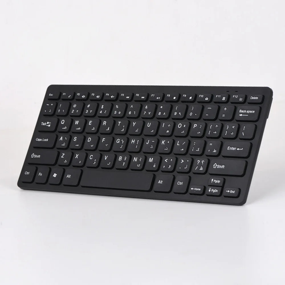 2026 Hot Arabic Keyboard Wireless Mouse For Game PC Player TV Arabic Keyboard and Mouse Set 78Keys Gameing Keyboard Dropshipping