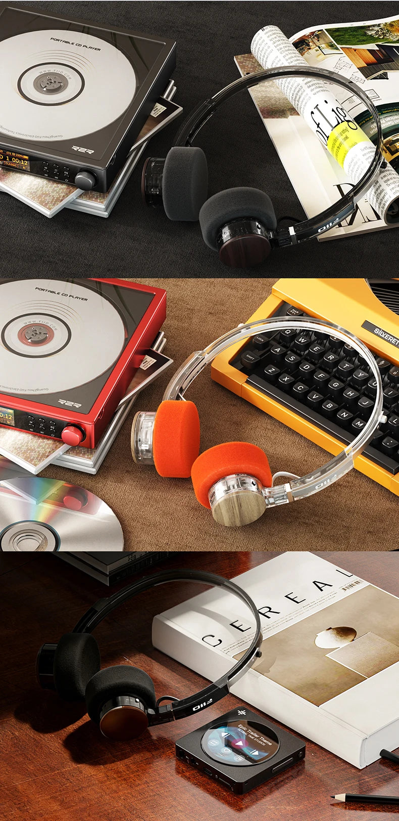 FIIO EH11 On-Ear Bluetooth Headphones, Powerful Bass & LDAC Hi-Res Audio, Lightweight Retro Design, 30H Battery, Dual Device & A