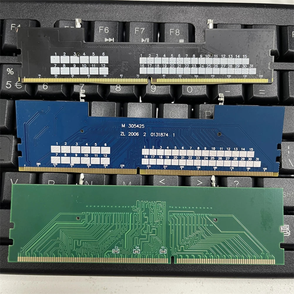 VAKIND Laptop to Desktop Memory Adapter Card – DDR3/DDR4/DDR5 SO-DIMM to PC DIMM