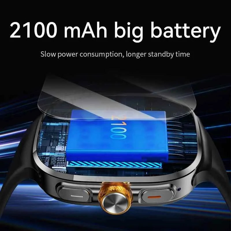 M99 Smartwatch 5G With 2.4inch Amoled Screen 900W Rotating Camera WIFI GPS Position Compass NFC Bluetooth Smart Watch Men Women