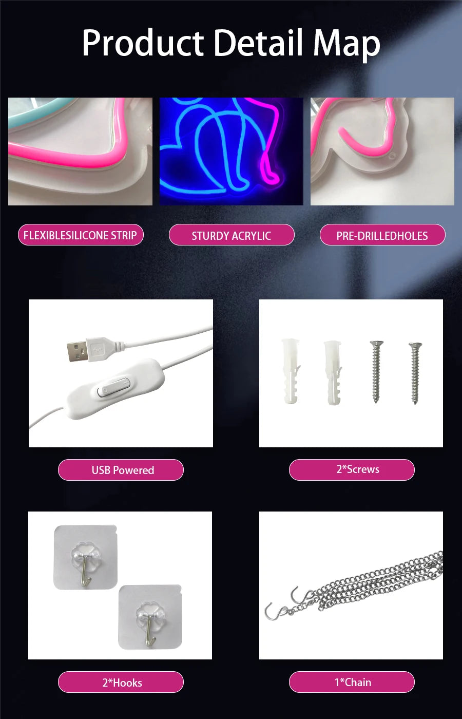 Game Led Neon Sign, Suitable For Gamers' Room Decor, Usb Power Supply, Bedroom, Game Room Animation Night Light, Youth Gifts.